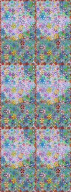 Kızılderili desenli desenli desenli şal deseni. Raster Henna dövme stili. Tekstil, tebrik kartı, boyama kitabı, telefon kılıfı baskısı için kullanılabilir. Etnik Mandala süsü.