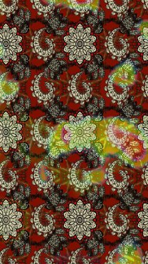 Egzotik çiçekler, kahverengi ve nötr renkler üzerine botanik, parlak klasik doğa. Raster illüstrasyonu. Klasik tropikal doğal elementlerin suluboya seti.