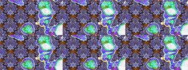 Raster illüstrasyonu. Düz Çiçek Elementleri Tasarımı. Menekşe renginde zarif çiçek buketi suluboya. Renkli Bahar Teması çizim şablonu.