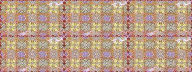 Bahar mevsimi. Tatil havası. Nazik romantik baskı. Raster dikişsiz şirin çiçek deseni. Tarafsız ve bej renkli çiçekler.
