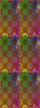 Güzel kumaş deseni. Kusursuz çiçek deseni. Raster illüstrasyonu. Düz Çiçek Elementleri Tasarımı. Renkli Bahar Temalı Kusursuz Arkaplan. Asya tekstil tarzında.