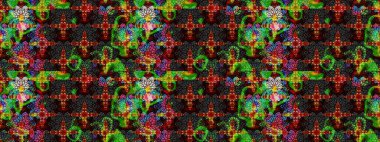 Çizim raster deseni. Çiçek arkaplan. Güzel kumaş deseni.