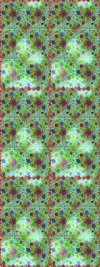 Raster illüstrasyonu. Çiçekli güzel suluboya desen. Yeşil ve nötr renklerde.