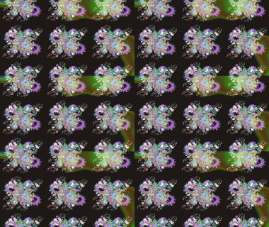 Şekil verilmiş çiçeklerle eskiz deseni. Süslü zentangle çizim dokusu, soyut çiçeklerle süslenmiş. Çiçek deseni duvar kağıdı, şablon dolguları ve web sayfası arkaplanı için kullanılabilir.