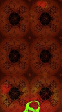 Güzel karalamalı çiçek desenli çizim. Raster illüstrasyonu. Küçük çiçekteki sevimli çiçek deseni. Güzel kumaş deseni.