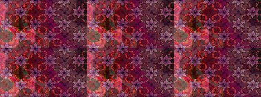 Küçük çiçekteki sevimli çiçek deseni. Kahverengi renkte çiçekler.