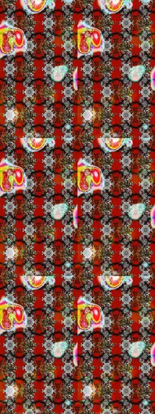 Raster illüstrasyonu. Asya tekstil tarzında. Renkli çiçekler. Raster illüstrasyonu. Çiçek desenini çiz.