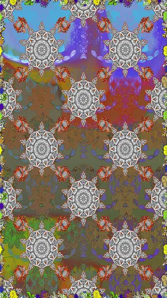 Tatil havası. Bahar mevsimi. Nazik romantik baskı. Raster dikişsiz sevimli çiçek deseni.