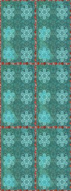 Raster Cute fabric pattern. Flat Flower Elements Design. Seamless vintage. Colour Spring Theme seamless pattern Background.