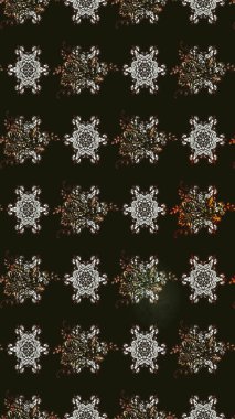 Raster suluboya çiçek deseni, narin çiçekler, gri çiçekler, tebrik kartı şablonu. Raster Güzel kumaş deseni.