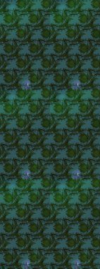 Düz Çiçek Elementleri Tasarımı. Yeşil renkli çiçekler. Çiçekli çizim şekli. Renkli Bahar Teması çizim şablonu.