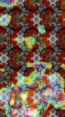 Suluboya çizim kalıbı. Moda baskısı. Dekorasyon ve tasarım için güzel bir desen. Eski model. Çiçeğin suluboya çizimlerinin zarif deseni.