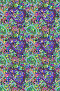 Hoş renklerde çiçekler. Çiçekli karalama şeklinde Raster çiçek deseni. Nazik, narin çiçek arkaplanı.