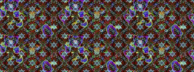 Raster illüstrasyonu. Çiçekli, yapraklı, çiçek desenli eskiz. El çizimi.