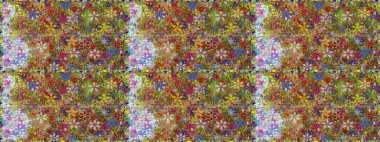 Çiçekler, yapraklar, dekoratif elementler, sıçramalar, lekeler, el çizimleri çizimleri ve Doodle çizimleri, grafik raster çizimleri.