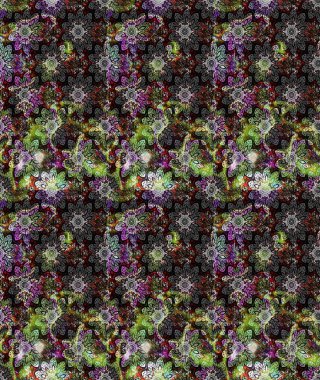 Gri renkli etnik çiçekli zarif eskiz deseni. Raster Çiçek İllüstrasyon Şirin Tekstil.