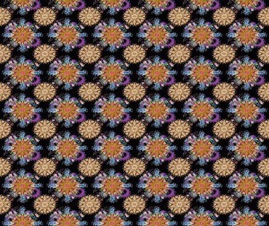 Simple cute pattern in small-scale flowers. Raster illustration. Floral sketch background for textile or book covers, manufacturing, wallpapers, print, gift wrap and scrapbooking.