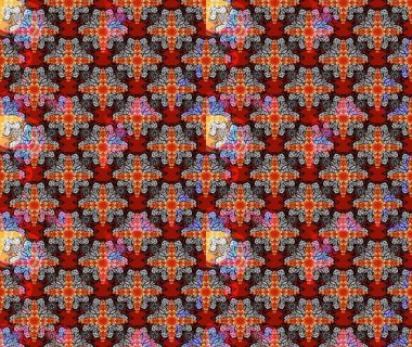 Kızılderili desenli desenli desenli şal deseni. Etnik Mandala süsü. Raster Henna dövme stili. Tekstil, tebrik kartı, boyama kitabı, telefon kılıfı baskısı için kullanılabilir.