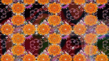 Bahar mevsimi. Tatil havası. Raster güzel bir çiçek deseni çizmiş. Nazik romantik baskı.