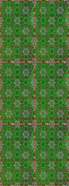 Çiçekle kusursuz desen. Düz Çiçek Elementleri Tasarımı. Yeşil ve nötr renklerde çiçekler. Renkli Bahar Teması Kusursuz Arkaplan.