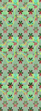 Suluboya çizim kalıbı. Çiçek izi. Suluboya tarzında nötr renkler üzerine çiçekler.