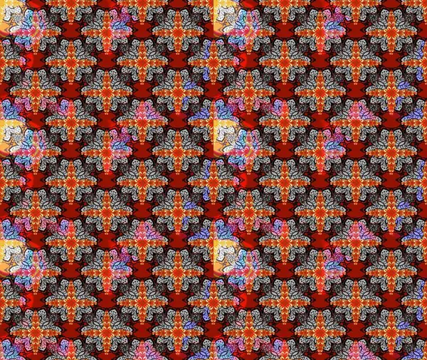 Kızılderili desenli desenli desenli şal deseni. Etnik Mandala süsü. Raster Henna dövme stili. Tekstil, tebrik kartı, boyama kitabı, telefon kılıfı baskısı için kullanılabilir.