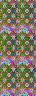 Hediye ambalaj kağıdı, tebrik kartları, posterler ve pankart tasarımı. Kahverengi renkli çiçekler. Raster düz çiçekleri pürüzsüz desen.