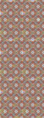 Raster illüstrasyonu. Çiçek buketleriyle klasik bir eskiz şekli. Gri, nötr ve pembe renklerde.