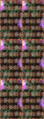 Kusursuz. Küçük çiçekteki sevimli çiçek deseni. Raster illüstrasyonu.