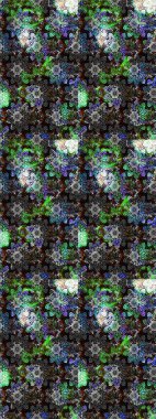 Küçük çiçekte güzel bir desen. Robot resim. Çiçekli bahar çiçekleri. Moda baskıları için zarif bir şablon. Motley illüstrasyonu. Küçük renkli çiçekler..