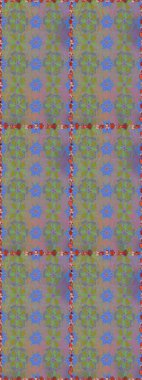 Gri ve nötr renkte çiçekler. El çizimi çiçekli, soyut, pürüzsüz desen. Raster illüstrasyonu.