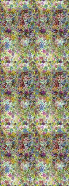 Tarafsız ve gri çiçekli kusursuz desen, suluboya çiçek deseni, güzel çiçek, duvar kağıdı, kart veya kumaş için fayanslı. Raster - stok.