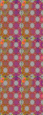 Gri renkli çiçekler. Kumaş desenli papatya çiçekleri ayrıntıları.