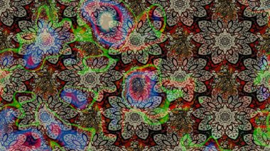 Gri renkli çiçekler. Çiçekli karalama şeklinde Raster çiçek deseni. Nazik, narin çiçek arkaplanı.