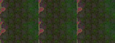 Gömlek baskısı için çiçek boyası. Çiçek desenli eskiz. Yeşil renkte çiçekler.