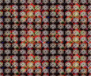 Çiçekli karalama şeklinde Raster çiçek deseni. Siyah renkli çiçekler. Nazik, sevimli çiçek arkaplanı..