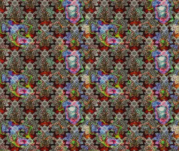 Raster deseni. Küçük çiçekte güzel bir çiçek deseni var. Çiçekli çiçek deseni, suluboya..