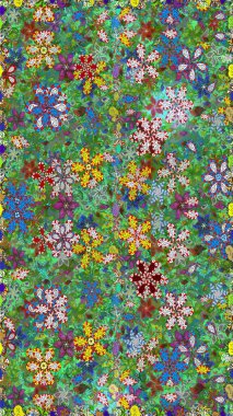 Güzel kumaş deseni. Çiçek arka plan. Kesintisiz tarama deseni.