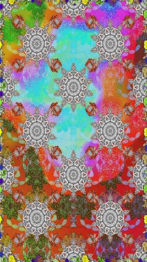 Raster dikişsiz şirin çiçek deseni. Tatil havası. Nazik romantik baskı. Bahar mevsimi.