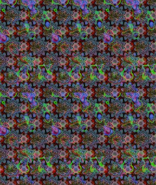 Millefleur 'lar. Küçük nötr çiçeklerle oldukça kaliteli beslenme çantası deseni. Tekstil, kumaş, kapaklar, duvar kağıtları, baskı, paket, koleksiyon defteri, örgü, dekupaj için çiçek arkaplanı..