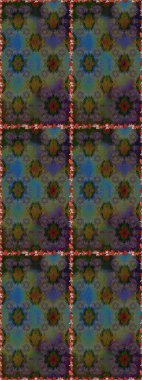 Sabıka fotoğraflarında, bebek kıyafetlerinde, duvar kâğıtlarında, paket kutularında falan kullanılabilir. Zarif, parlak ve pürüzsüz kahverengi ve yeşil çiçek desenli tasarım.