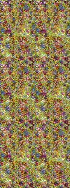 Güzel kumaş deseni. Raster illüstrasyonu. Güzel karalama çiçekleri olan kusursuz çiçek desenleri. Küçük çiçekte sevimli çiçek deseni var..