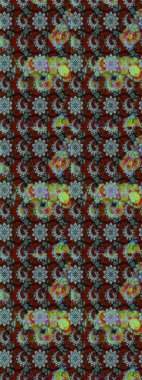 Kahverengi ve kırmızı renkte çiçekler. Raster düz çiçek çizim deseni. Tasarım hediye paketi, tebrik kartları, posterler ve afiş tasarımı.