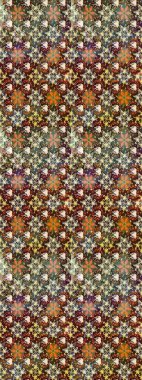 Raster illüstrasyonundaki çiçek desenli çizim. Renkli Bahar Teması eskiz kalıbı. Süslü kumaş deseni. Düz Çiçek Elementleri Tasarımı.