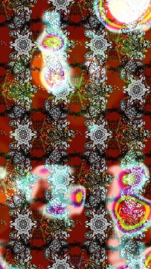 Çiçekli el çizimi çizimi deseni. Modern gösterişli arka plan duvar kâğıdı illüstrasyonları, klasik çizgiler, desenli çiçekler, çiçekli süsler..