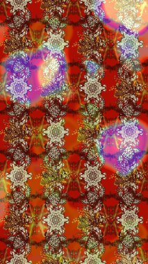 Hediye ambalaj kağıdı, tebrik kartları, posterler ve pankart tasarımı. Raster düz çiçek çizim deseni. Renkli çiçekler.