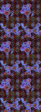 Çiçek izi. Suluboya çizim kalıbı. Suluboya tarzında renkler üzerine çiçekler.