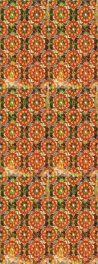 Şam, tasarım için kusursuz desen. Kahverengi renklerde, altın elementlerle pürüzsüz desen.