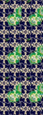 Güzel kumaş deseni. Renkli Bahar Teması eskiz kalıbı. Düz Çiçek Elementleri Tasarımı. Raster illüstrasyonunda çiçek deseni çizimi.