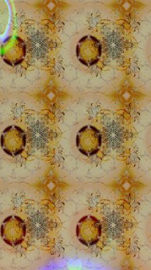 Renkli Yaz Temalı eskiz kalıbı. Çiçekler bej ve nötr renklerde. Düz Çiçek Elementleri Tasarımı. Çiçekli retro deseni çiz.